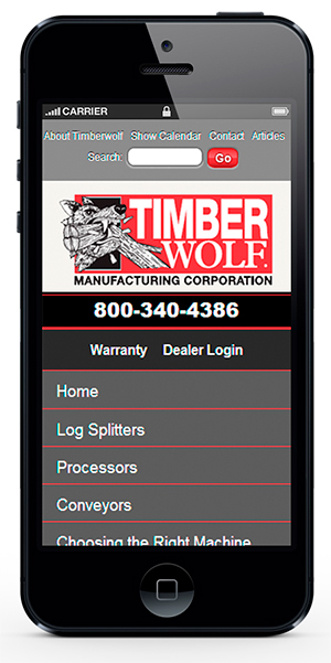 Vermont Web Design - Timberwolf Responsive Site
